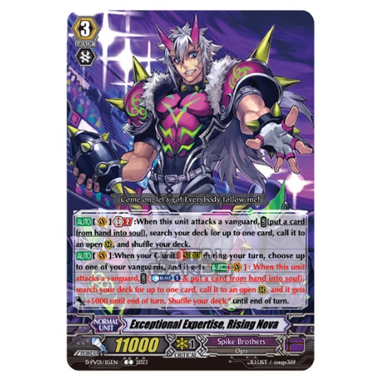 Cardfight!! Vanguard - P & V Special Series - History Collection - Exceptional Expertise, Rising Nova (C) D-PV01/115EN