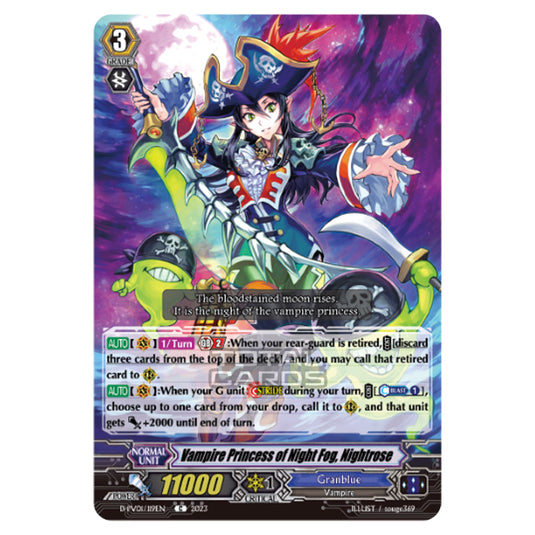 Cardfight!! Vanguard - P & V Special Series - History Collection - Vampire Princess of Night Fog, Nightrose (C) D-PV01/119EN