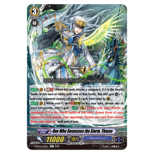 Cardfight!! Vanguard - P & V Special Series - History Collection - One Who Surpasses the Storm, Thavas (C) D-PV01/121EN