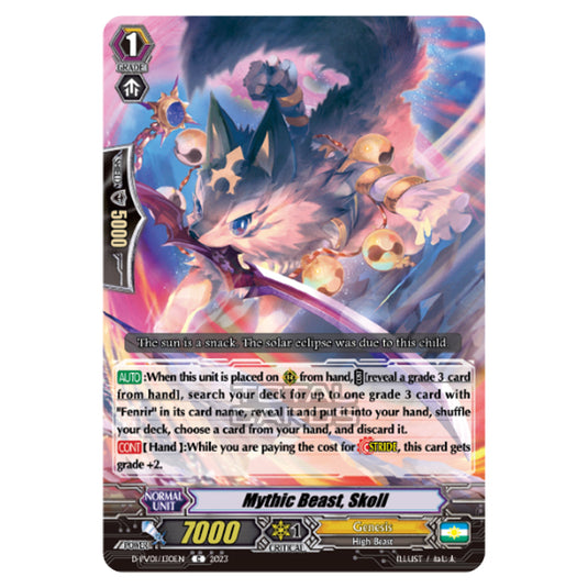 Cardfight!! Vanguard - P & V Special Series - History Collection - Mythic Beast, Skoll (C) D-PV01/130EN