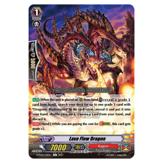 Cardfight!! Vanguard - P & V Special Series - History Collection - Lava Flow Dragon (C) D-PV01/131EN