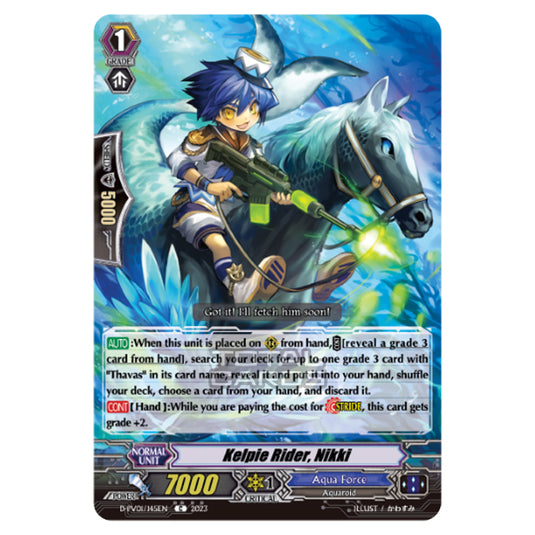 Cardfight!! Vanguard - P & V Special Series - History Collection - Kelpie Rider, Nikki (C) D-PV01/145EN