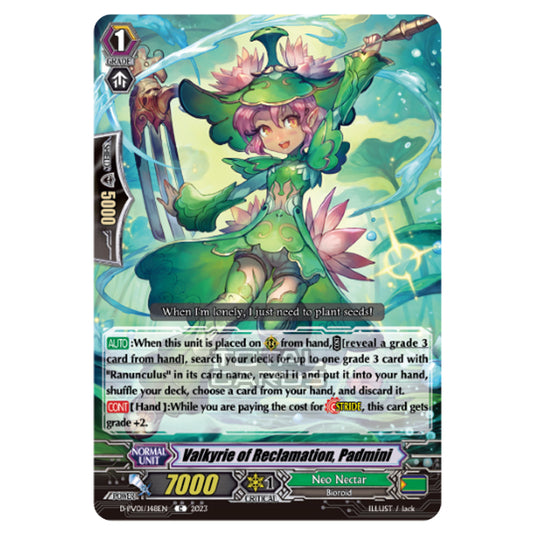 Cardfight!! Vanguard - P & V Special Series - History Collection - Valkyrie of Reclamation, Padmini (C) D-PV01/148EN