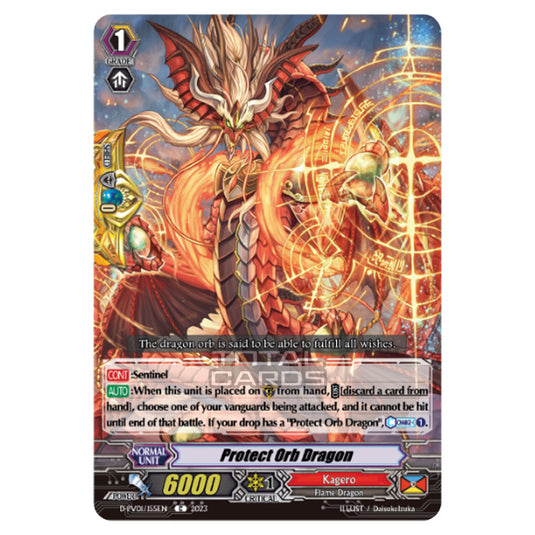 Cardfight!! Vanguard - P & V Special Series - History Collection - Protect Orb Dragon (C) D-PV01/155EN