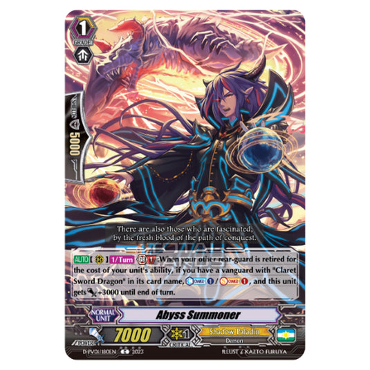 Cardfight!! Vanguard - P & V Special Series - History Collection - Abyss Summoner (C) D-PV01/180EN