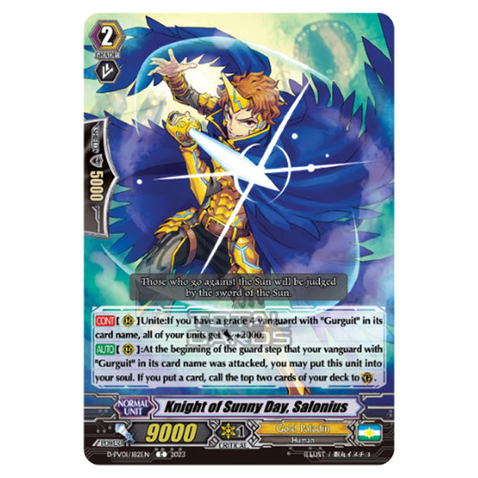 Cardfight!! Vanguard - P & V Special Series - History Collection - Knight of Sunny Day, Salonius (C) D-PV01/182EN