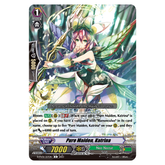 Cardfight!! Vanguard - P & V Special Series - History Collection - Pure Maiden, Katrina (C) D-PV01/217EN