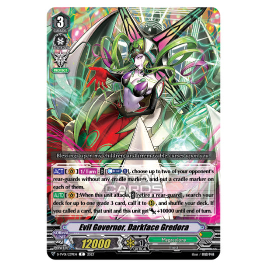 Cardfight!! Vanguard - P & V Special Series - History Collection - Evil Governor, Darkface Gredora (C) D-PV01/239EN