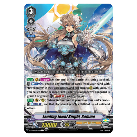 Cardfight!! Vanguard - P & V Special Series - History Collection - Leading Jewel Knight, Salome (C) D-PV01/242EN