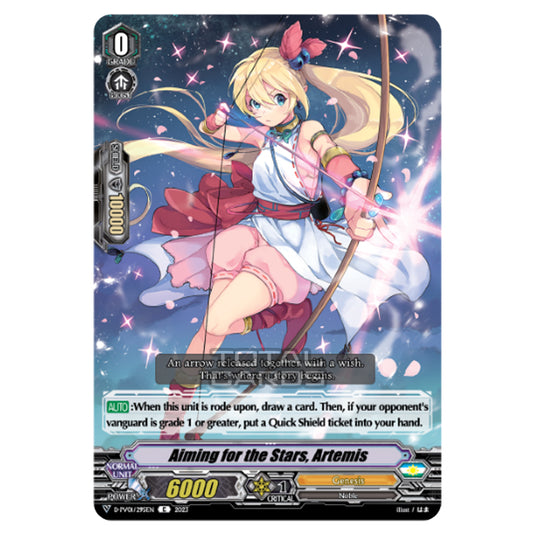 Cardfight!! Vanguard - P & V Special Series - History Collection - Aiming for the Stars, Artemis (C) D-PV01/295EN