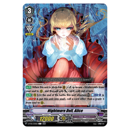 Cardfight!! Vanguard - P & V Special Series - History Collection - Nightmare Doll, Alice (C) D-PV01/334EN