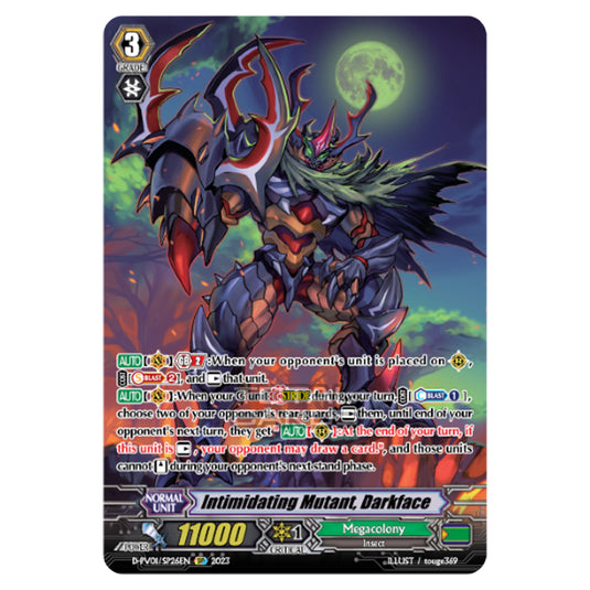 Cardfight!! Vanguard - P & V Special Series - History Collection - Intimidating Mutant, Darkface (SP) D-PV01/SP26EN