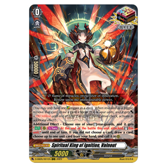 Cardfight!! Vanguard - Festival Booster 2023 - Spiritual King of Ignition, Valnout (ORRR) D-SS05/001EN