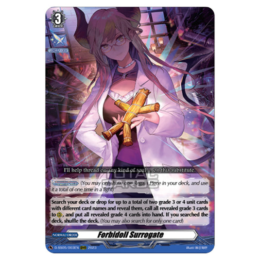 Cardfight!! Vanguard - Festival Booster 2023 - Forbidoll Surrogate (ORRR) D-SS05/003EN