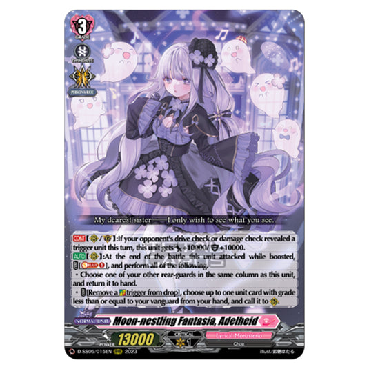 Cardfight!! Vanguard - Festival Booster 2023 - Moon-nestling Fantasia, Adelheid (RRR) D-SS05/015EN