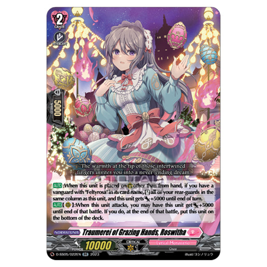 Cardfight!! Vanguard - Festival Booster 2023 - Traumerei of Grazing Hands, Roswitha (RR) D-SS05/022EN