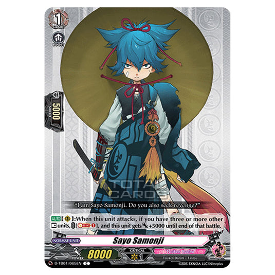 Cardfight!! Vanguard - Touken Ranbu -Online- 2021 - Sayo Samonji (C) D-TB01/065