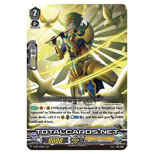 Cardfight!! Vanguard - The Mysterious Fortune - Liberator of the Flute, Escrad (RRR) V-EB10/004