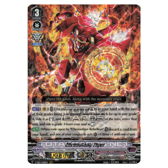 Cardfight!! Vanguard - The Astral Force - Chronofang Tiger (RRR+SP) V-EB13/008