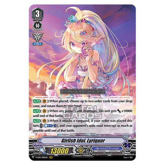 Cardfight!! Vanguard - Twinkle Melody - Girlish Idol, Lyriquor (RRR) V-EB15/006