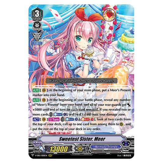 Cardfight!! Vanguard - Twinkle Melody - Sweetest Sister, Meer (RRR) V-EB15/008