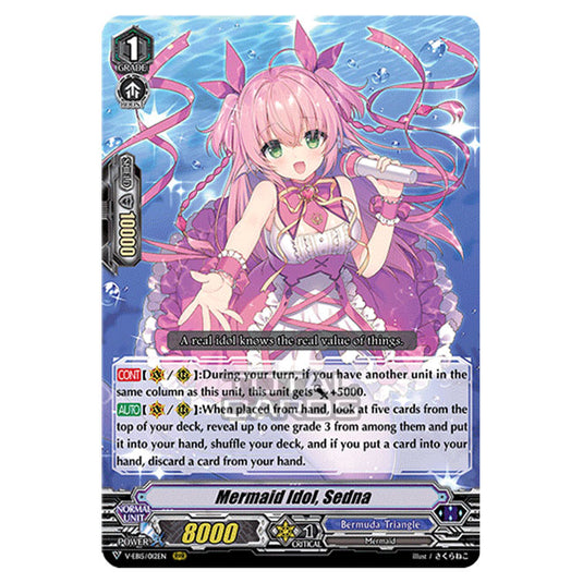 Cardfight!! Vanguard - Twinkle Melody - Mermaid Idol, Sedna (RRR) V-EB15/012