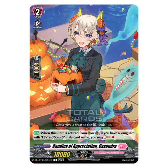 Cardfight!! Vanguard - D-LBT04 - Lyrical Monasterio ~Trick or Trick!~ - Candies of Appreciation, Casandra (C) D-LBT04/064EN