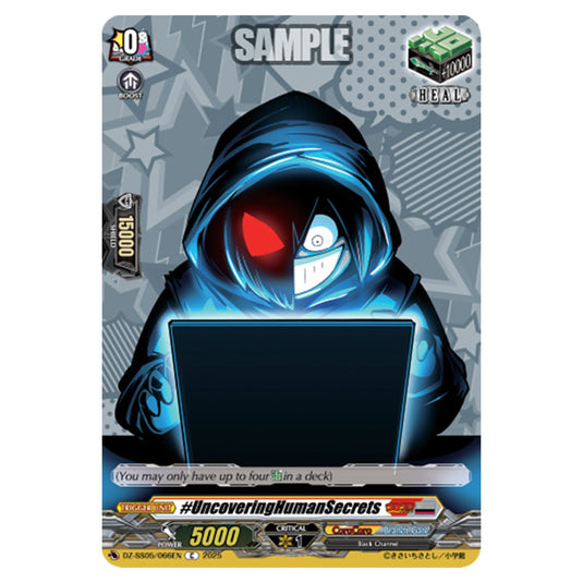 #UncoveringHumanSecrets DZ-SS05/066EN card from the Cardfight!! Vanguard set CoroCoro Start Deck Pack