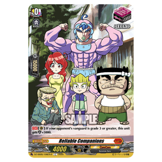 Reliable Companions DZ-SS05/106EN-E card from the Cardfight!! Vanguard set CoroCoro Start Deck Pack