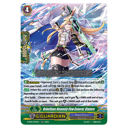 Cardfight!! Vanguard - P Clan Collection 2022 - Rebellious Heavenly Flow General, Dianera (RR) D-PS01/045