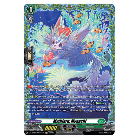 Mythiarq, Myaachi DZ-BT09/FR41EN card from the Cardfight!! Vanguard set Super Brave Detonation