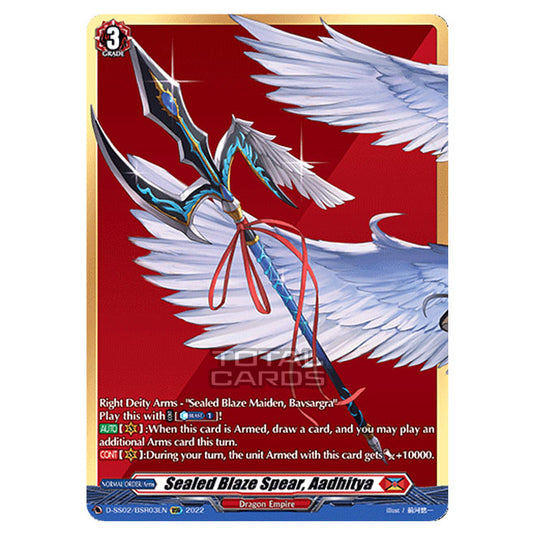 Cardfight!! Vanguard - D Special Series 02: Festival Collection 2022 - Sealed Blaze Spear, Aadhitya (BSR) D-SS02/BSR03