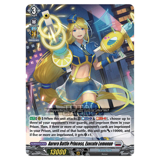 Cardfight!! Vanguard - BT-03 Advance of Intertwined Stars - Aurora Battle Princess, Execute Lemonun (RR) D-BT03/017