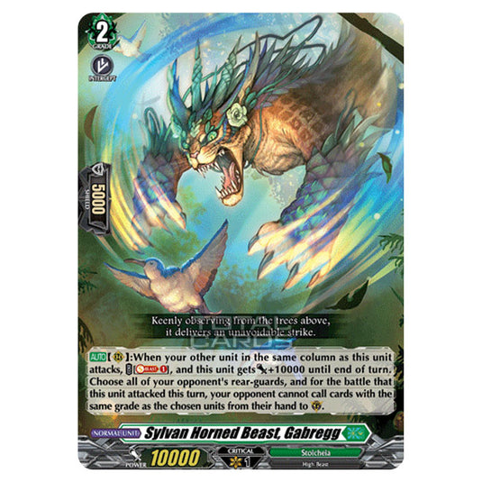 Cardfight!! Vanguard - BT-03 Advance of Intertwined Stars - Sylvan Horned Beast, Gabregg (RR) D-BT03/024