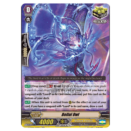 Cardfight!! Vanguard - V-SS09 - Revival Selection - Belial Owl (RRR) V-SS09/027EN