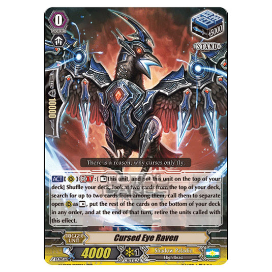 Cardfight!! Vanguard - V-SS09 - Revival Selection - Cursed Eye Raven (RRR) V-SS09/028EN