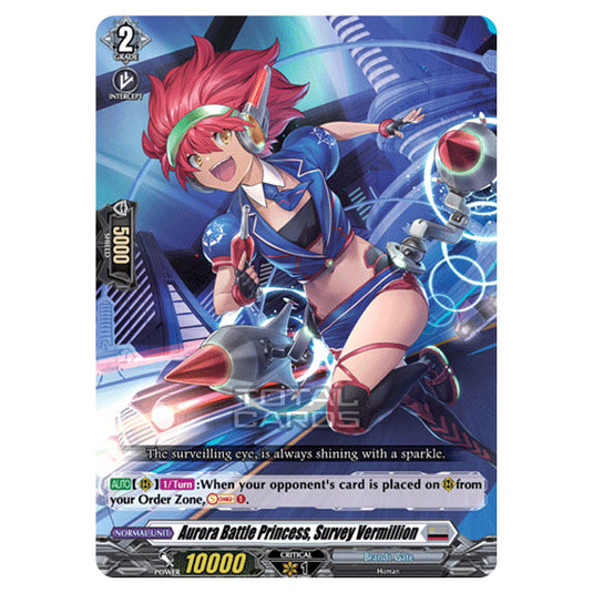 Cardfight!! Vanguard - BT-03 Advance of Intertwined Stars - Aurora Battle Princess, Survey Vermillion (R) D-BT03/039