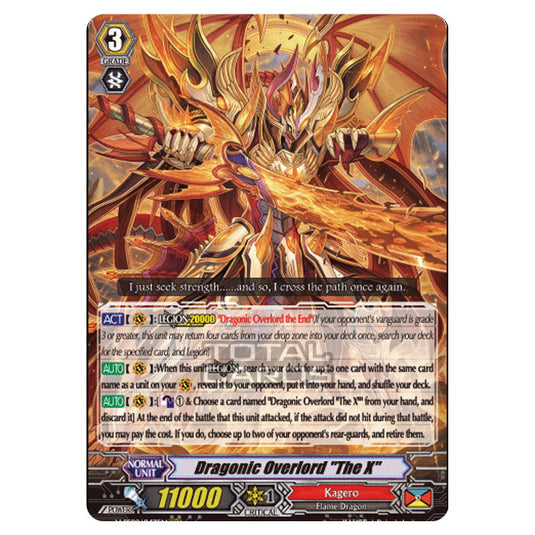 Cardfight!! Vanguard - V-SS09 - Revival Selection - Dragonic Overlord "The X" (RRR) V-SS09/047EN