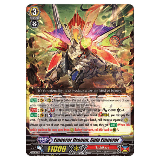 Cardfight!! Vanguard - V-SS09 - Revival Selection - Emperor Dragon, Gaia Emperor (RRR) V-SS09/060EN