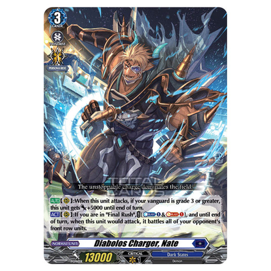 Cardfight!! Vanguard - BT-03 Advance of Intertwined Stars - Diabolos Charger, Nate (C) D-BT03/069