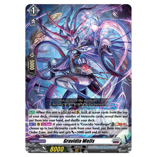 Cardfight!! Vanguard - BT-03 Advance of Intertwined Stars - Gravidia Wells (C) D-BT03/090