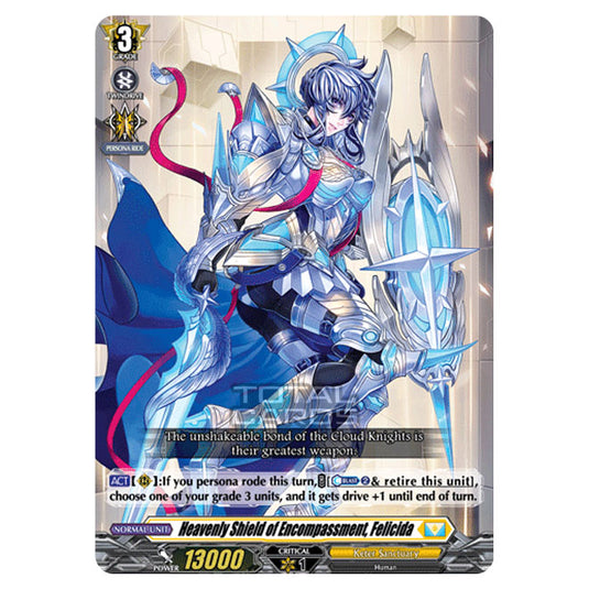 Cardfight!! Vanguard - BT-03 Advance of Intertwined Stars - Heavenly Shield of Encompassment, Felicida (C) D-BT03/098