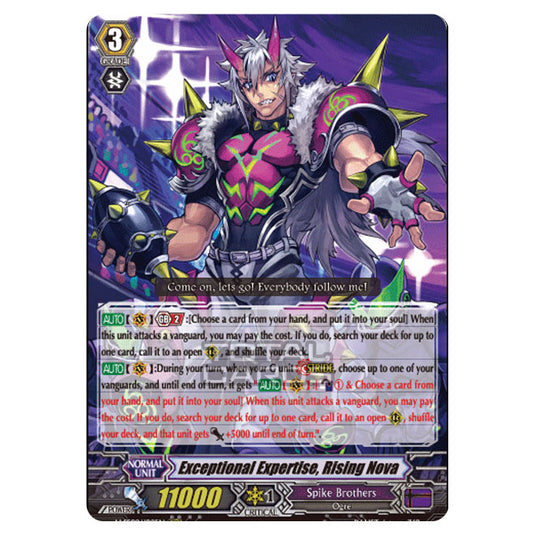 Cardfight!! Vanguard - V-SS09 - Revival Selection - Exceptional Expertise, Rising Nova (RRR) V-SS09/102EN