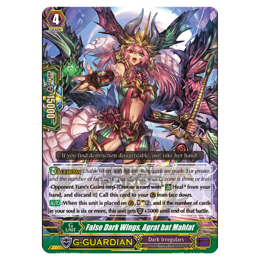 Cardfight!! Vanguard - V-SS09 - Revival Selection - False Dark Wings, Agrat bat Mahlat (RRR) V-SS09/108EN