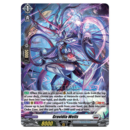 Cardfight!! Vanguard - BT-03 Advance of Intertwined Stars - Gravidia Wells (H) D-BT03/H28