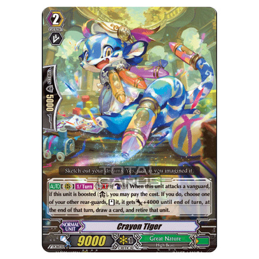 Cardfight!! Vanguard - V-SS09 - Revival Selection - Crayon Tiger (RRR) V-SS09/160EN