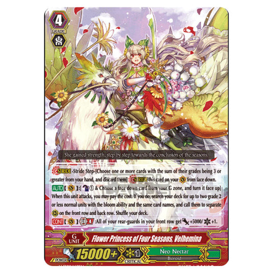 Cardfight!! Vanguard - V-SS09 - Revival Selection - Flower Princess of Four Seasons, Velhemina (RRR) V-SS09/162EN