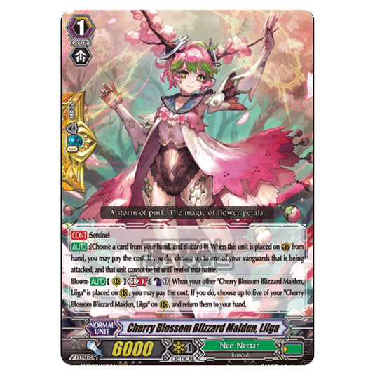 Cardfight!! Vanguard - V-SS09 - Revival Selection - Cherry Blossom Blizzard Maiden, Lilga (RRR) V-SS09/167EN