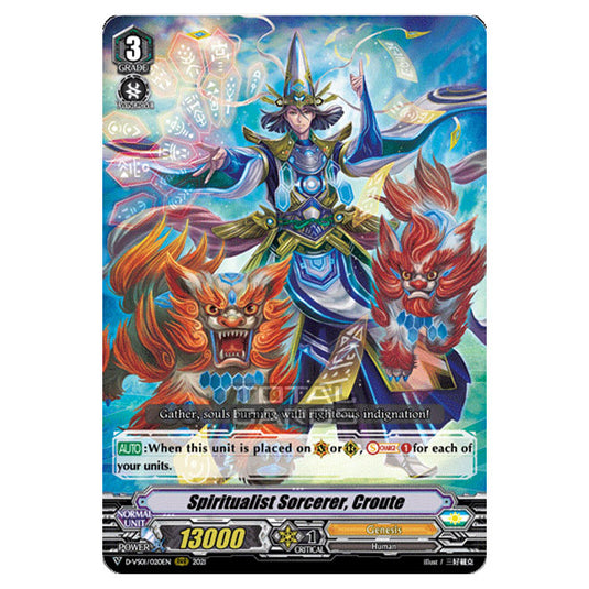 Cardfight!! Vanguard - D-VS01 - Clan Collection Vol.1 - Spiritualist Sorcerer, Croute (RRR) D-VS01/020