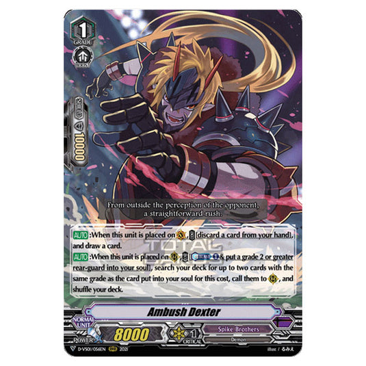 Cardfight!! Vanguard - D-VS01 - Clan Collection Vol.1 - Ambush Dexter (RRR) D-VS01/056